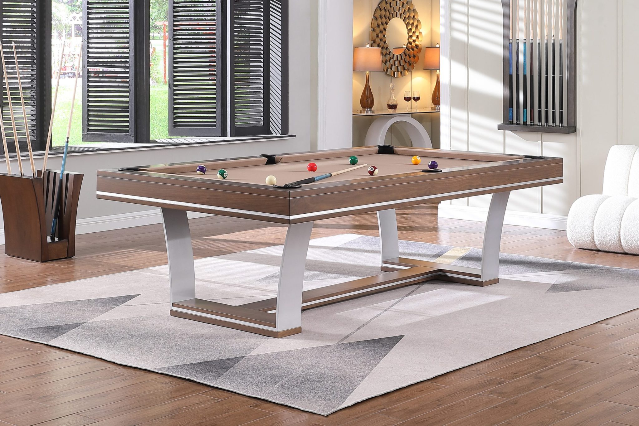 Scratch Proof Pool Table Playcraft Barcelona 8′ Slate Pool Table - Pool Table Pete