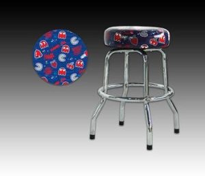 Pac-Man Blue Barstool
