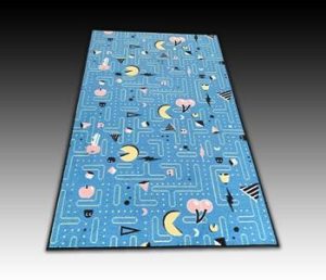 Pac-Man Blue Carpet
